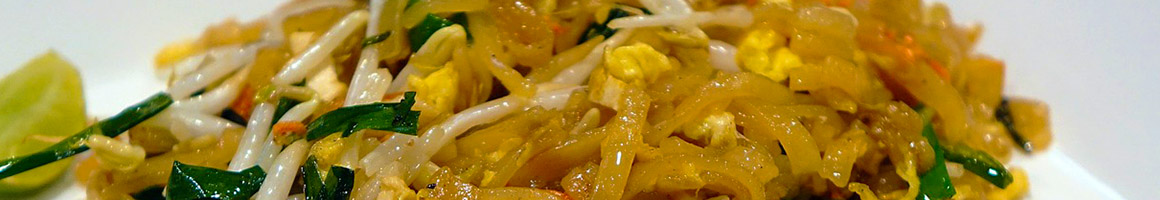 Eating Asian Fusion Thai at Siam Orchid Thai Cuisine restaurant in Millcreek, UT.